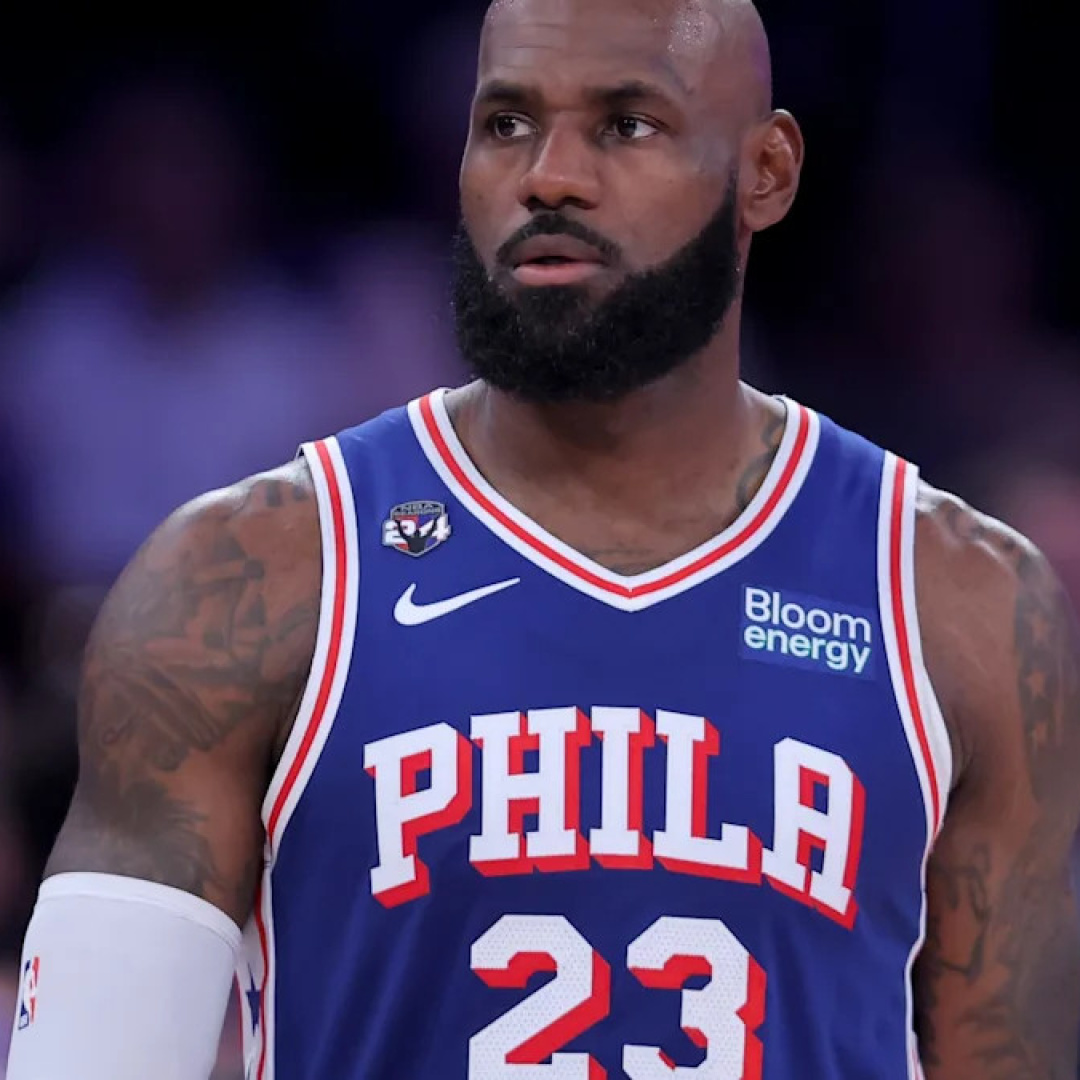 LeBron James Faces Backlash for National Anthem Antics During Sixers Debut