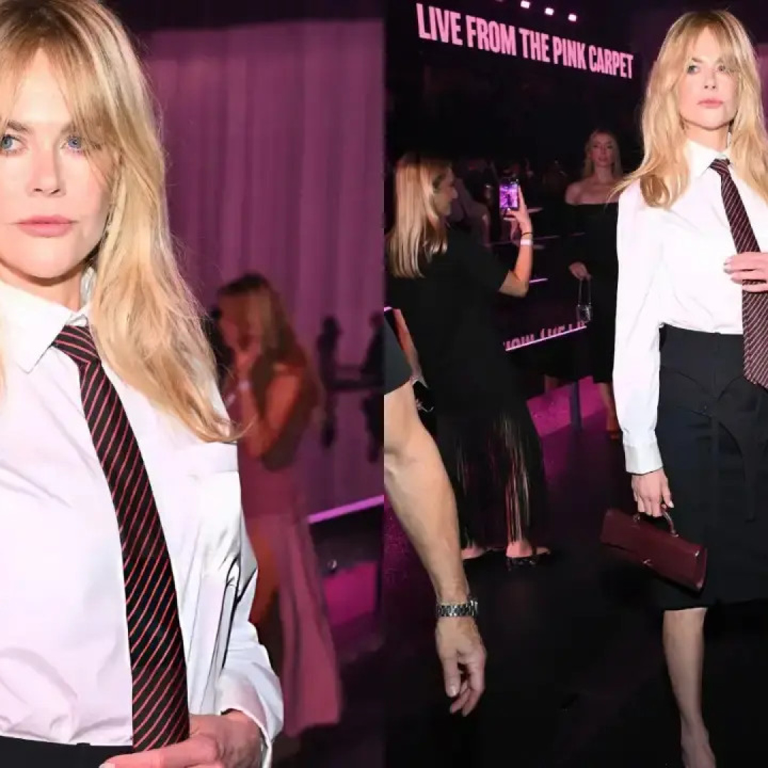 Nicole Kidman Dazzles in Tailored Suit at Victoria's Secret Fashion Show